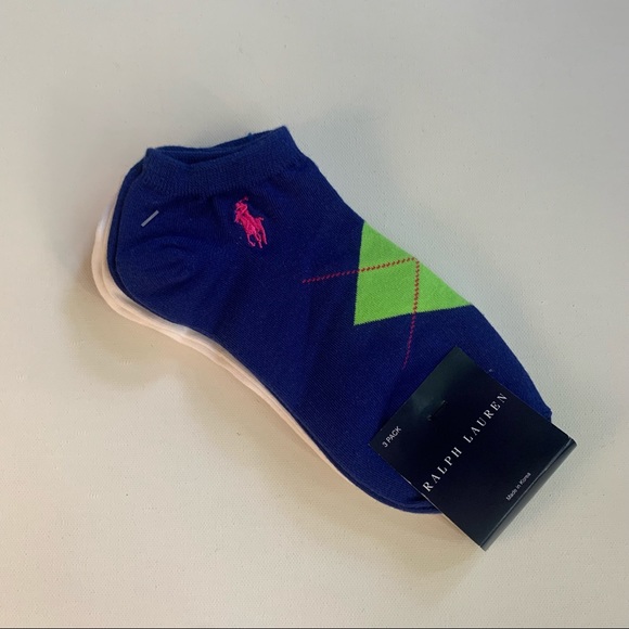 Ralph Lauren Accessories Nwt Polo Ralph Lauren Ankle Socks 3 Pack